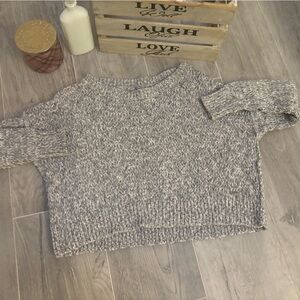 Hollister Women Crop Pullover Sweater Cotton Blend